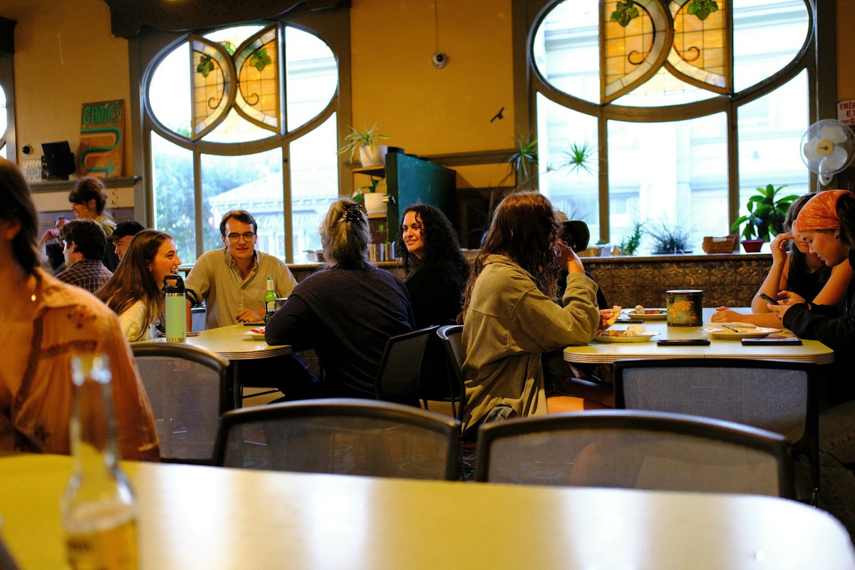 Happy Customers Dining